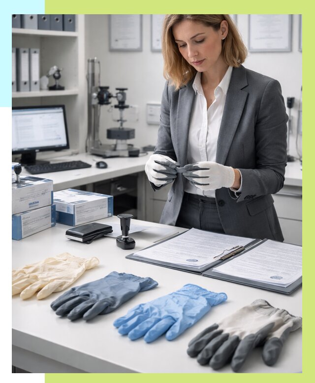 Сертификация перчаток в Дюртюли от 8861 р. | Алешин-Дюр