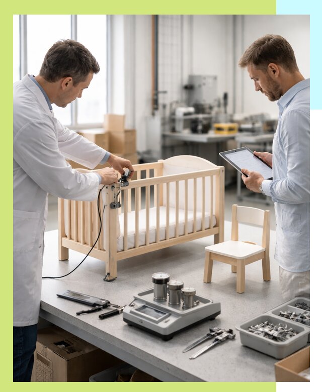 Сертификация детской мебели и проверка безопасности в Дюртюли