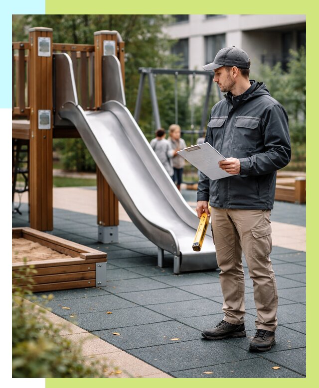 Сертификация детских площадок в Дюртюли от 26063 р. | Алешин-Дюр