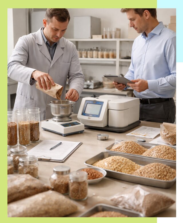 Сертификация зерна и зерновой продукции в Дюртюли для экспорта