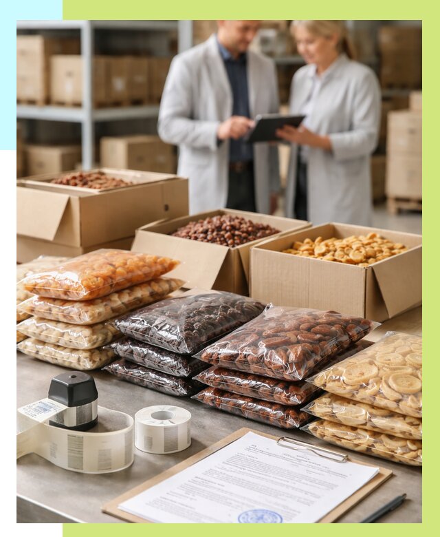 Сертификация сухофруктов в Дюртюли от 12510 р. | Алешин-Дюр под ключ