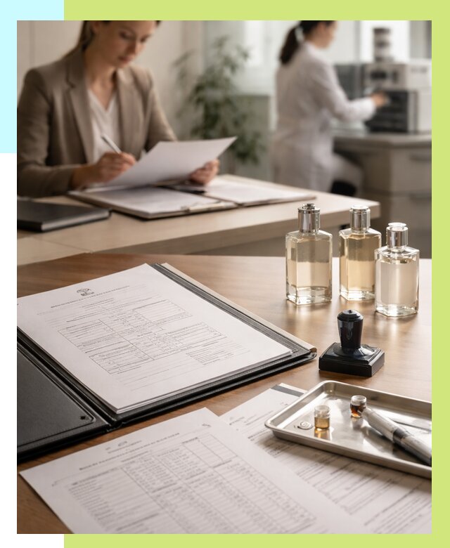 Сертификация парфюмерии в Дюртюли от 15638 р. | Алешин-Дюр