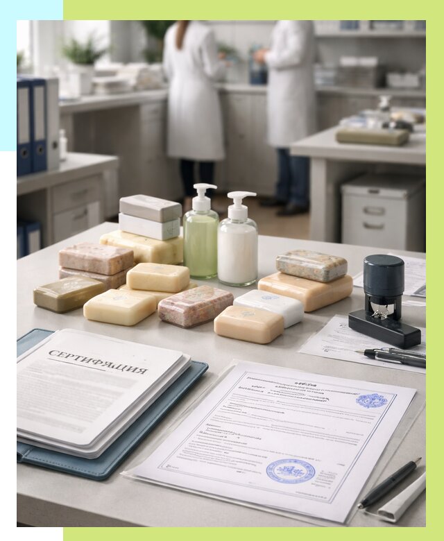 Сертификация мыла и сертификат на мыло в Дюртюли от 12510 | Алешин-Дюр