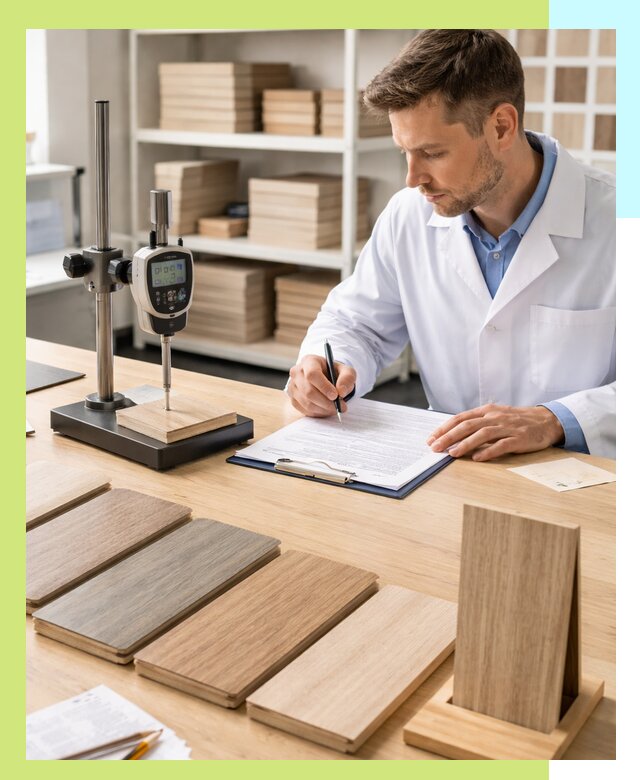 Сертификация ламината с испытаниями и оформлением документов в Дюртюли