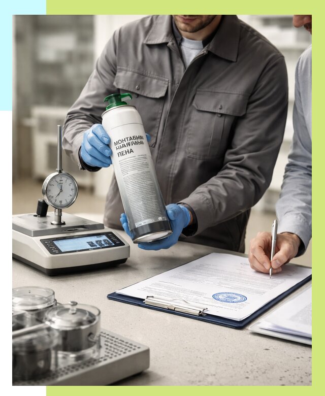 Сертификация монтажной пены в Дюртюли от 15638 р. | Алешин-Дюр