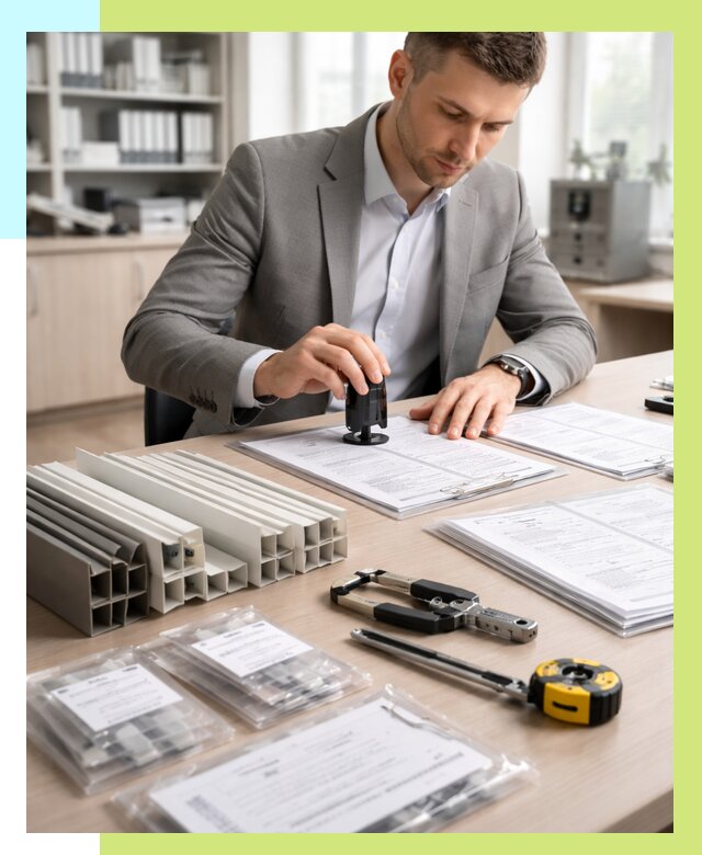 Сертификация ПВХ продукции в Дюртюли от 8861 р., Алешин-Дюр