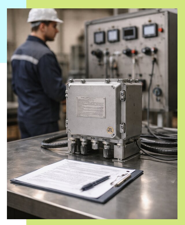 Сертификация взрывозащищенного оборудования в Дюртюли от 36488 р. | Алешин-Дюр