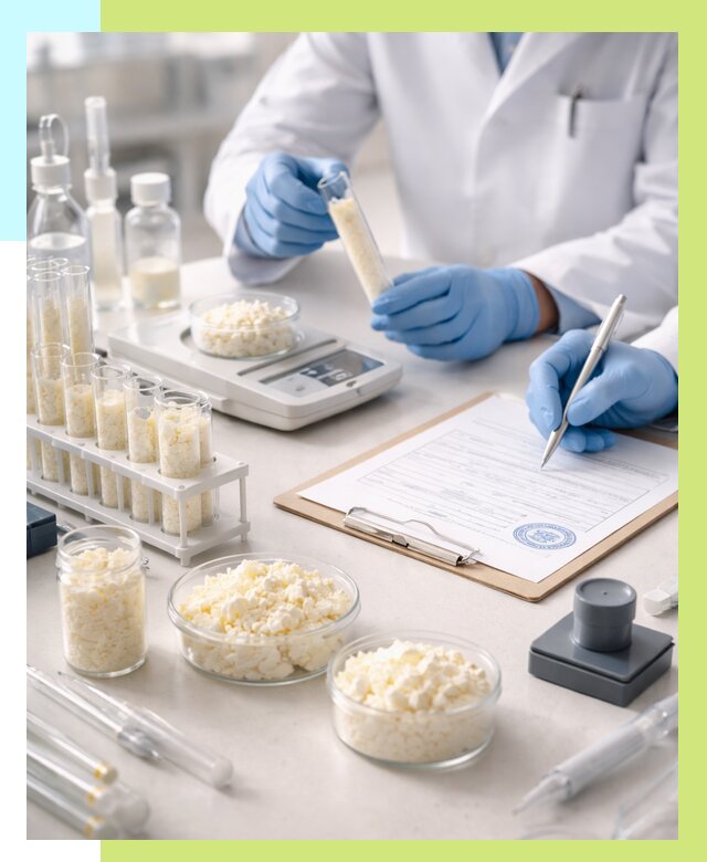 Сертификация творога в Дюртюли от 12510 р. под ключ | Алешин-Дюр