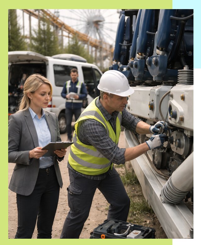 Сертификация аттракционов и проверка безопасности в Дюртюли