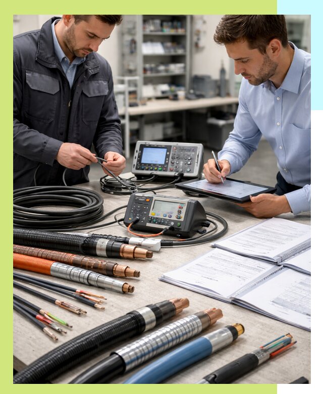 Сертификация кабеля и электропроводки в Дюртюли под ключ