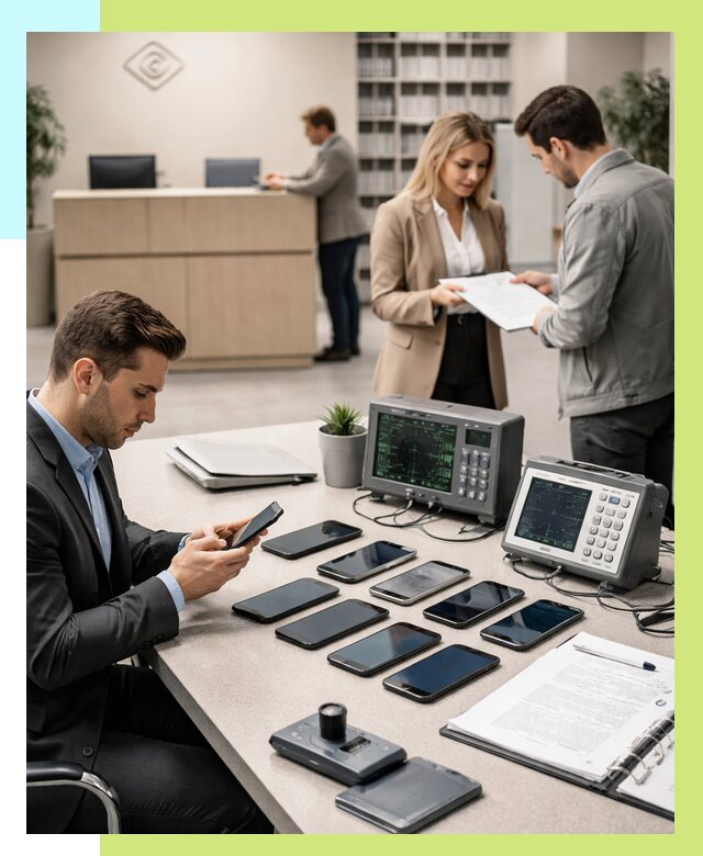 Сертификация телефонов в Дюртюли от 26063 р. под ключ | Алешин-Дюр