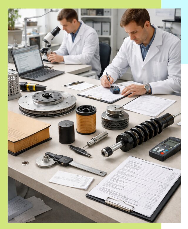 Сертификация автозапчастей и комплектующих в Дюртюли по ГОСТ