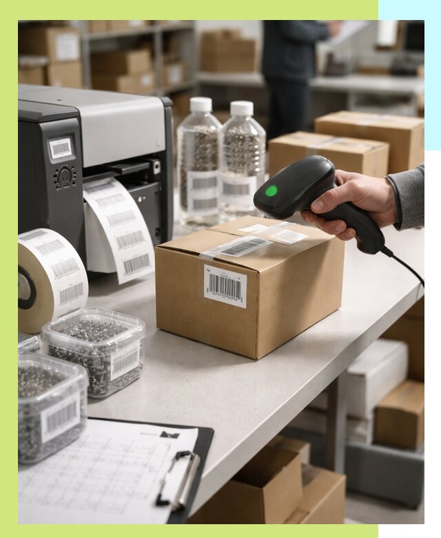 Штрихкодирование продукции и маркировка для продажи в Дюртюли