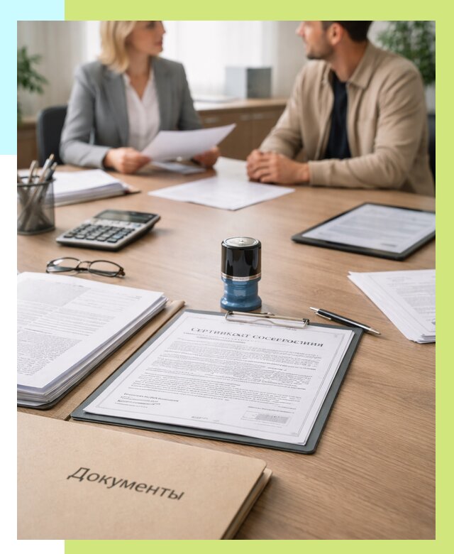 Сертификат соответствия на продукцию в Дюртюли от 15638 р.|Алешин-Дюр