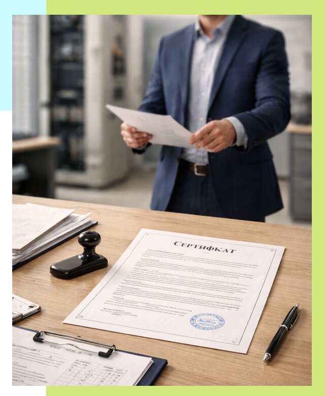 Сертификат на оборудование в Дюртюли от 15638 р. | Алешин-Дюр