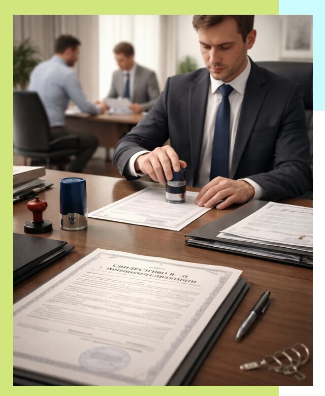 Оформление свидетельства о государственной регистрации в Дюртюли