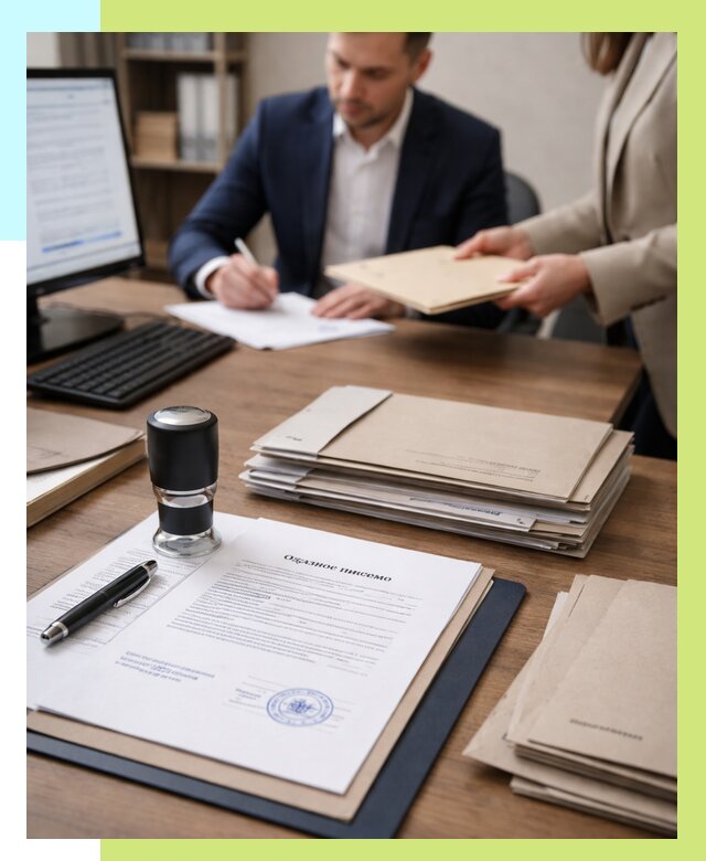 Отказное письмо для таможни в Дюртюли от 3128 р, Алешин-Дюр