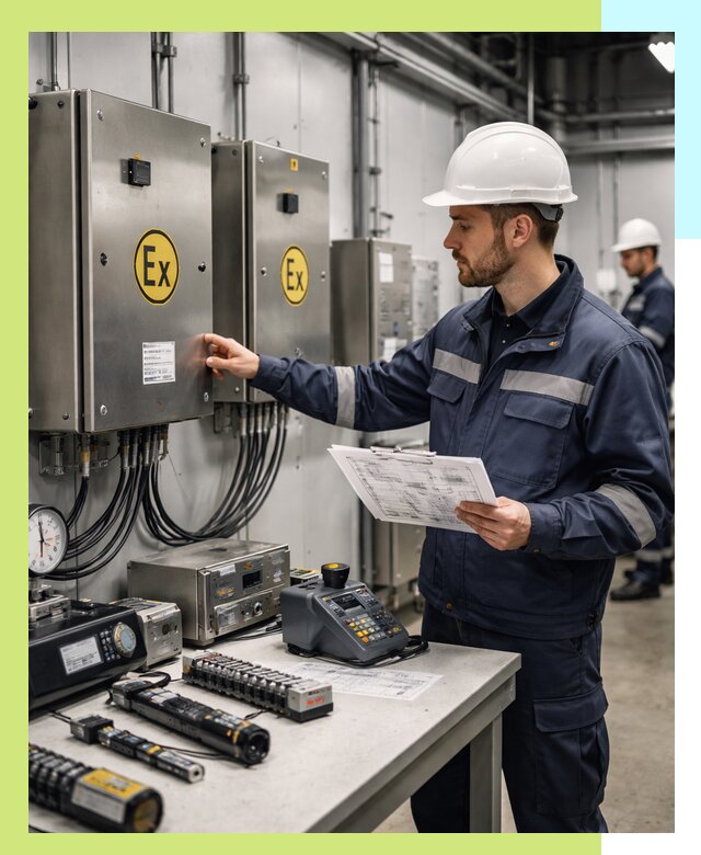 Сертификат взрывозащиты промышленного оборудования в Дюртюли