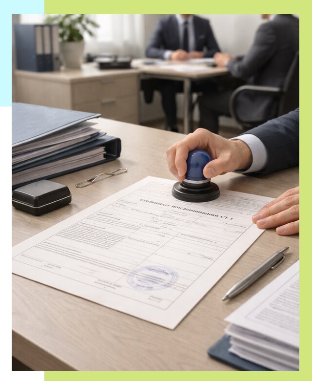 Сертификат происхождения СТ 1 в Дюртюли от 4691 р. | Алешин-Дюр