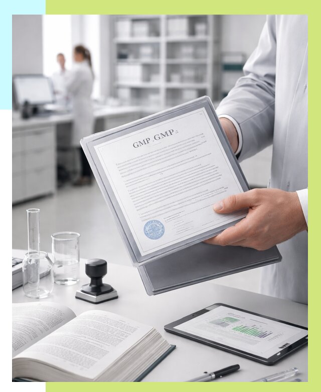 Сертификат GMP в Дюртюли под ключ от 88613 р. | Алешин-Дюр