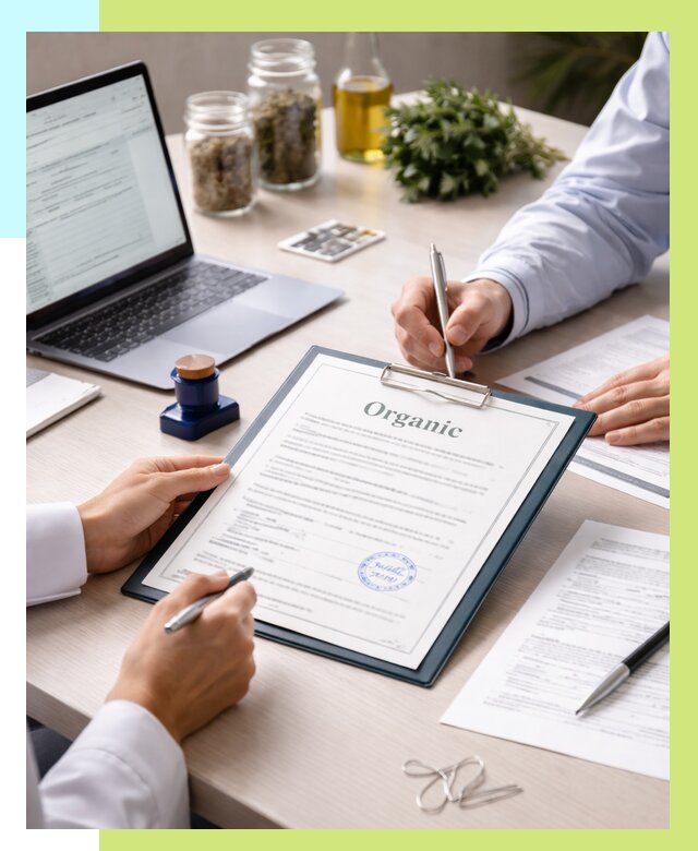 Оформление сертификат органик в Дюртюли от 31275 р. | Алешин-Дюр