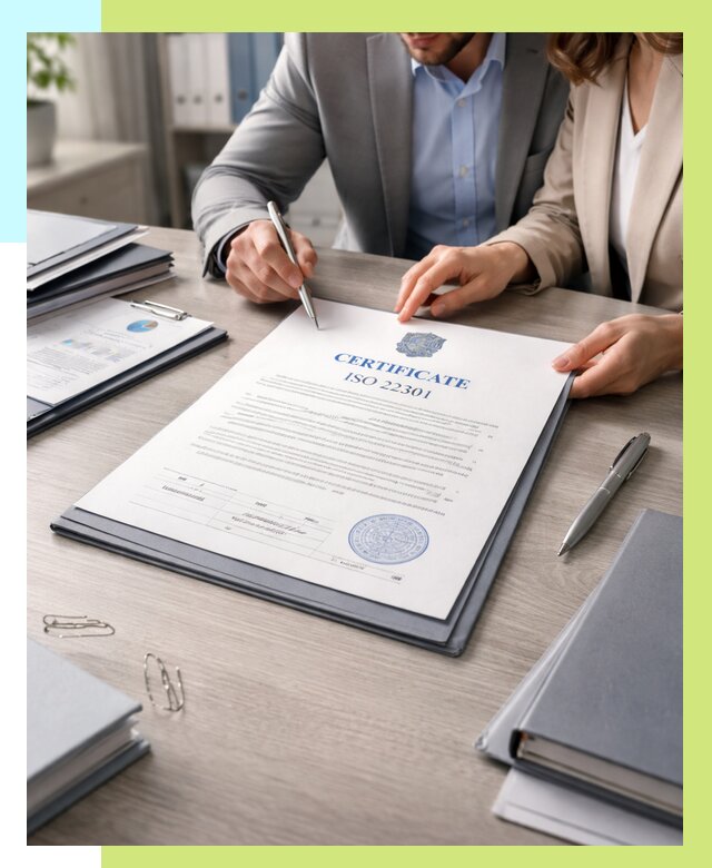 Сертификат ISO 22301 в Дюртюли от 46913 р. | Алешин-Дюр срочно