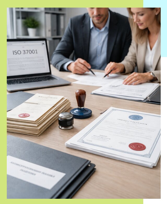 Получение сертификата ISO 37001 по системе борьбы с коррупцией в Дюртюли